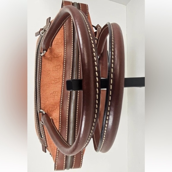 Dooney & Bourke Brown and Tan Shoulder Bag - Picture 4 of 16